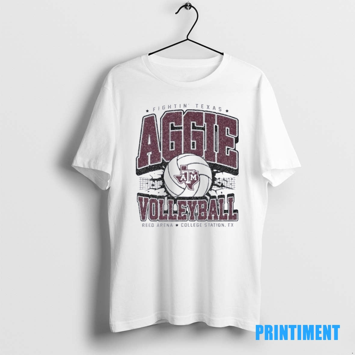 Official Texas Am Aggie Volleyball Boxy Tee Sweater