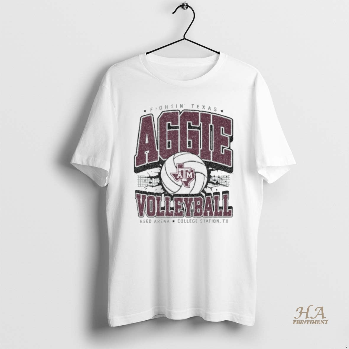 Official Texas Am Aggies Volleyball Fightin Texas Reed Arena College Station Tx Vintage