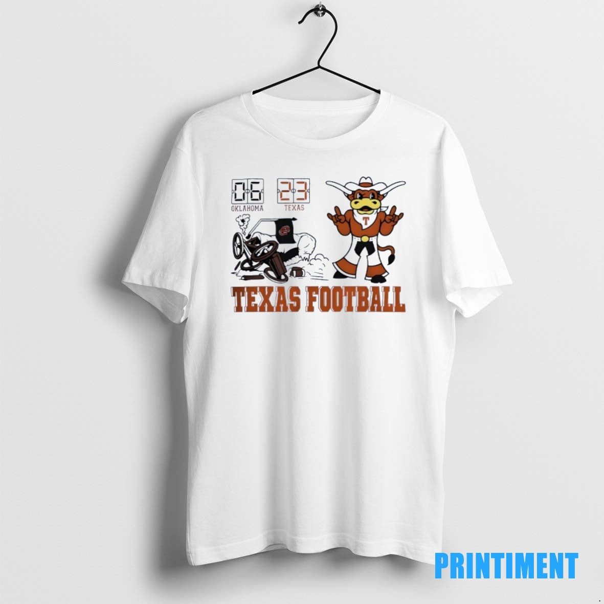 Official Texas Longhorns Vs Oklahoma Sooners 2025 Score 23 6 Tee Sweater