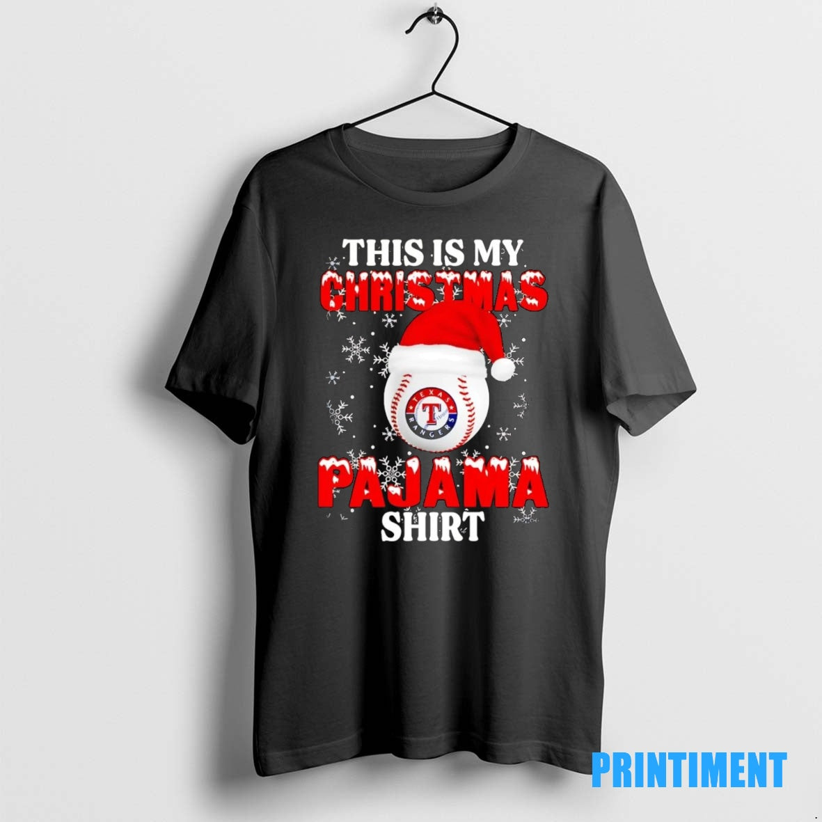 Official Texas Rangers This Is My Christmas Pajama Tee Sweater