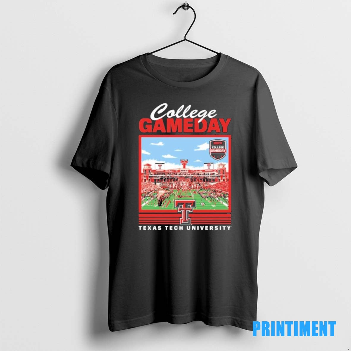 Official Texas Tech Football 2025 College Gameday Stadium Tee Sweater