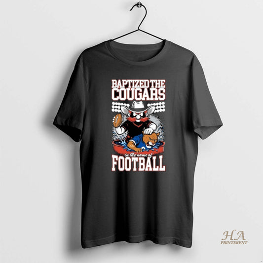 Official Texas Tech Red Raiders Baptized The Byu Cougars In The Name Of Football Mascot