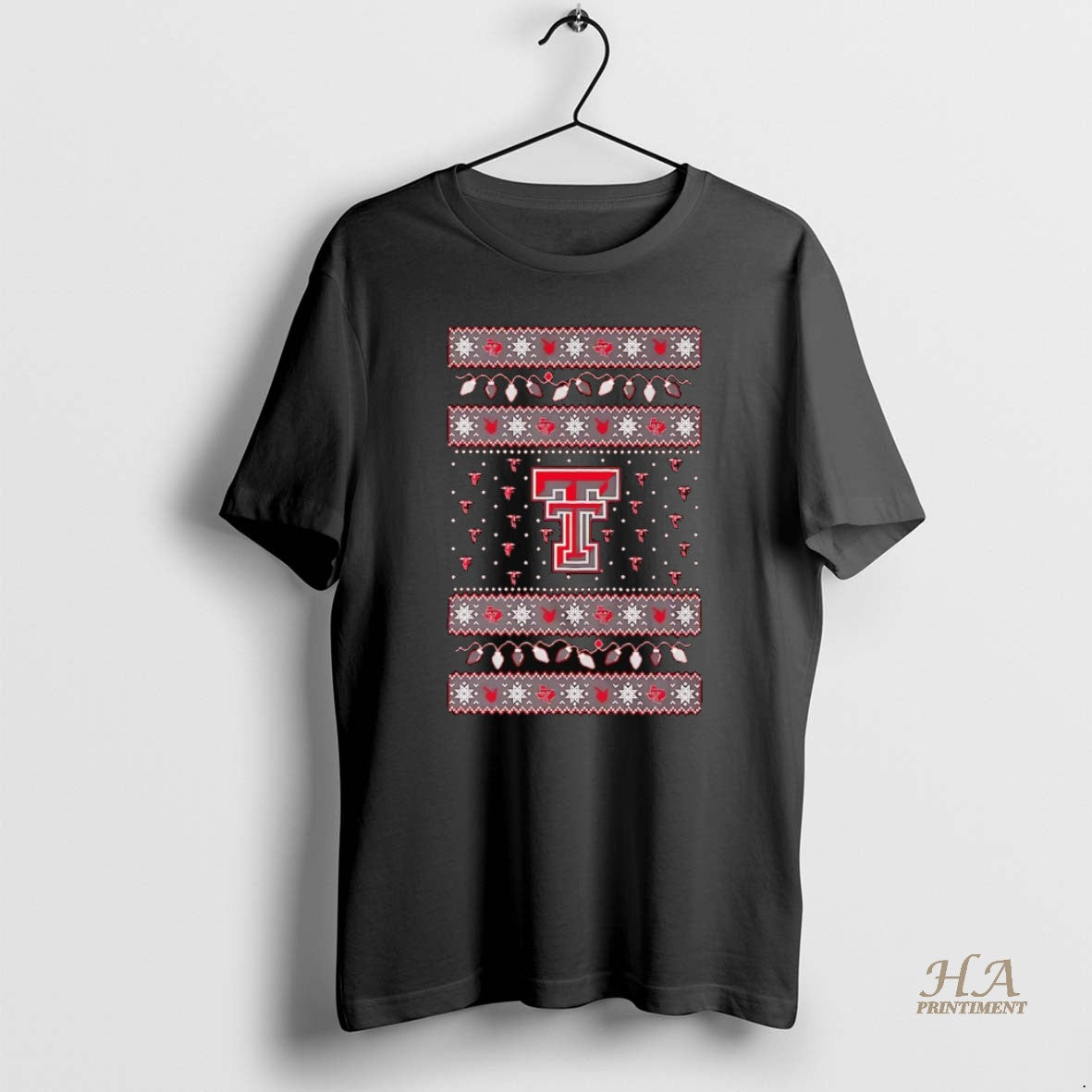 Official Texas Tech Red Raiders Ugly Christmas Light