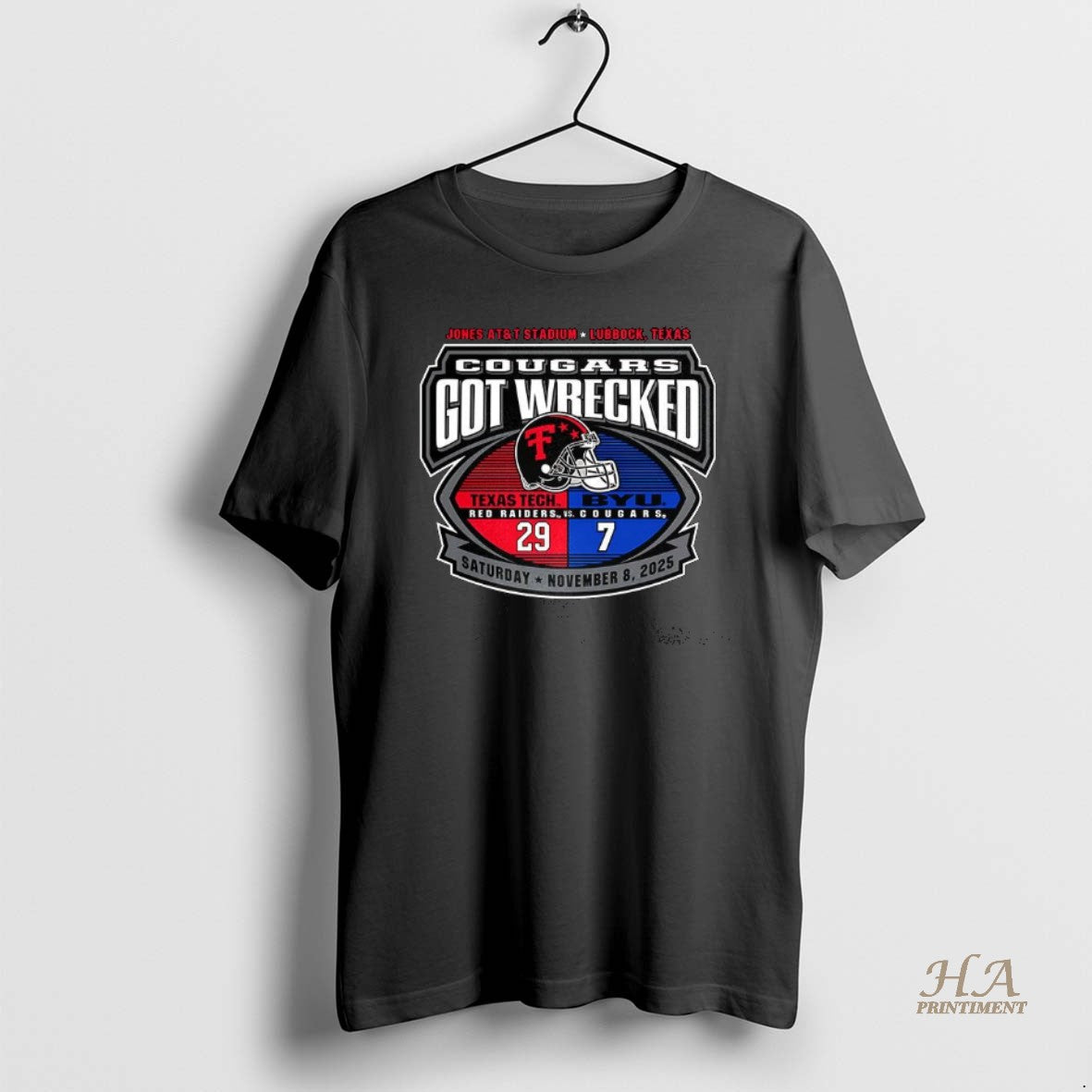 Official Texas Tech Red Raiders Vs Byu Cougars Ncaa Got Wrecked Jones At And