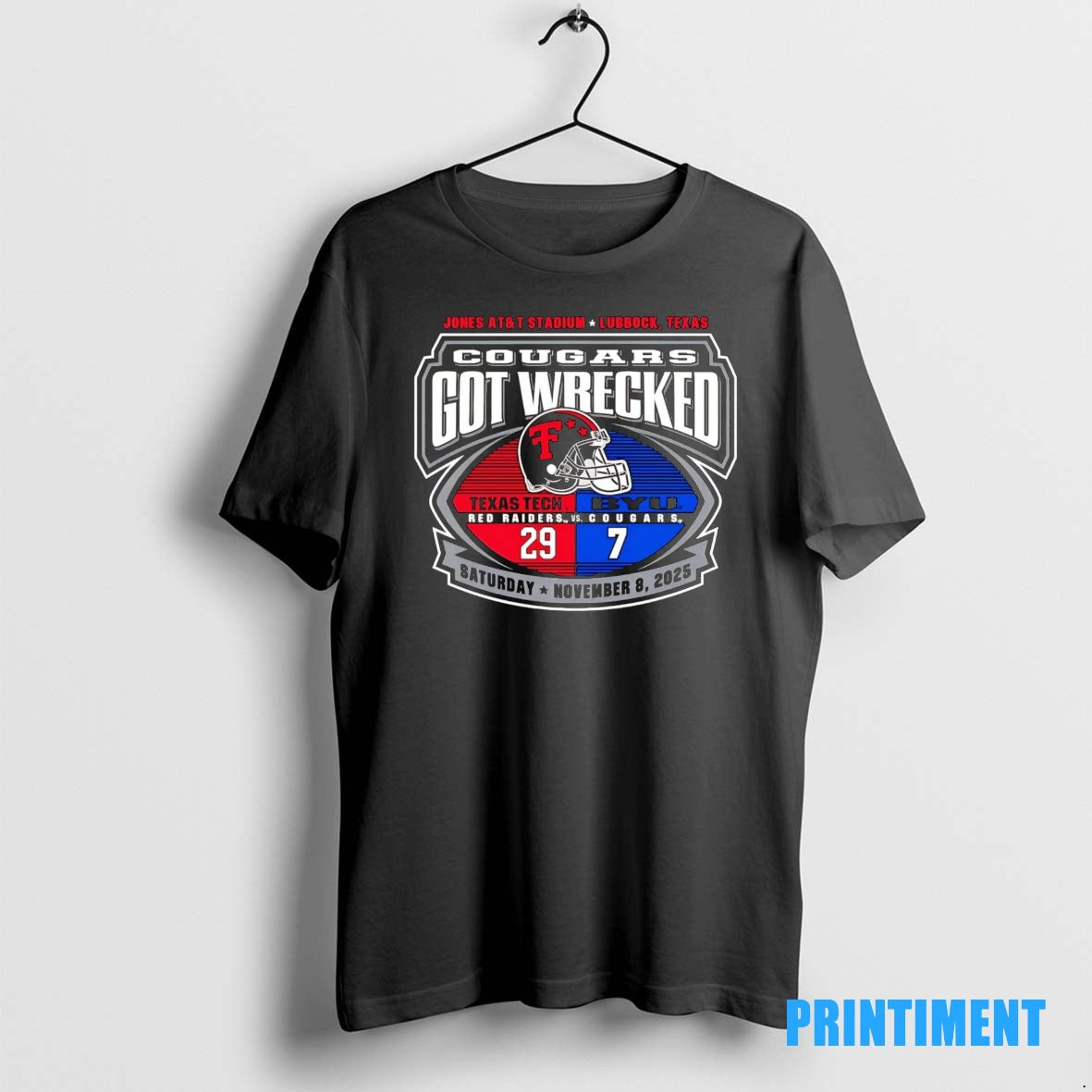 Official Texas Tech Red Raiders Vs Byu Cougars Got Wrecked 2025 Tee Sweater