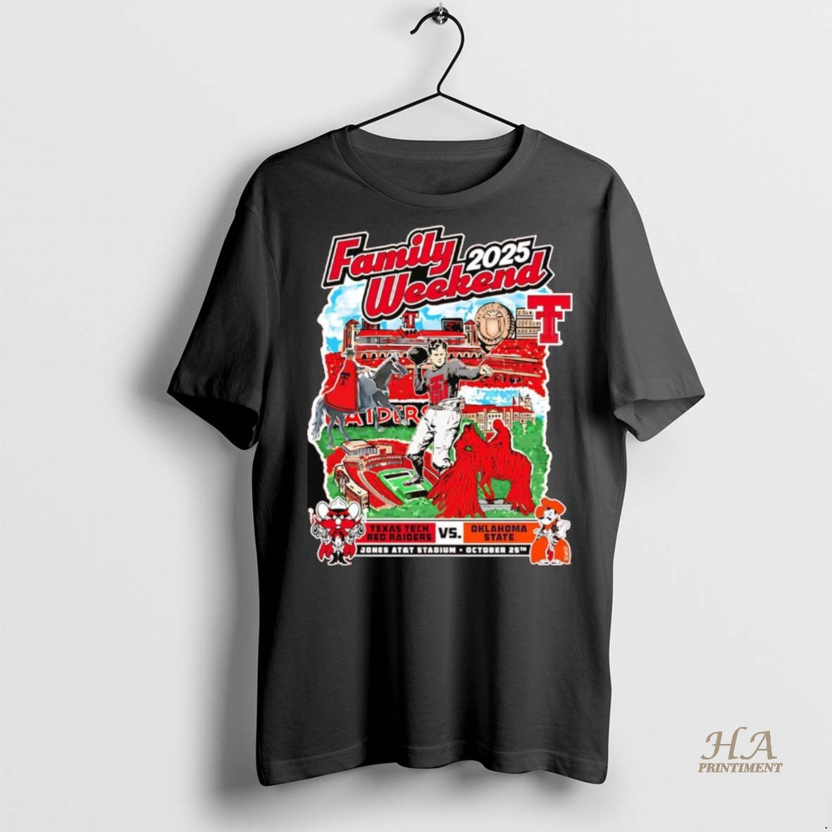 Official Texas Tech Red Raiders Vs Oklahoma State 2025 Family Day Shirt