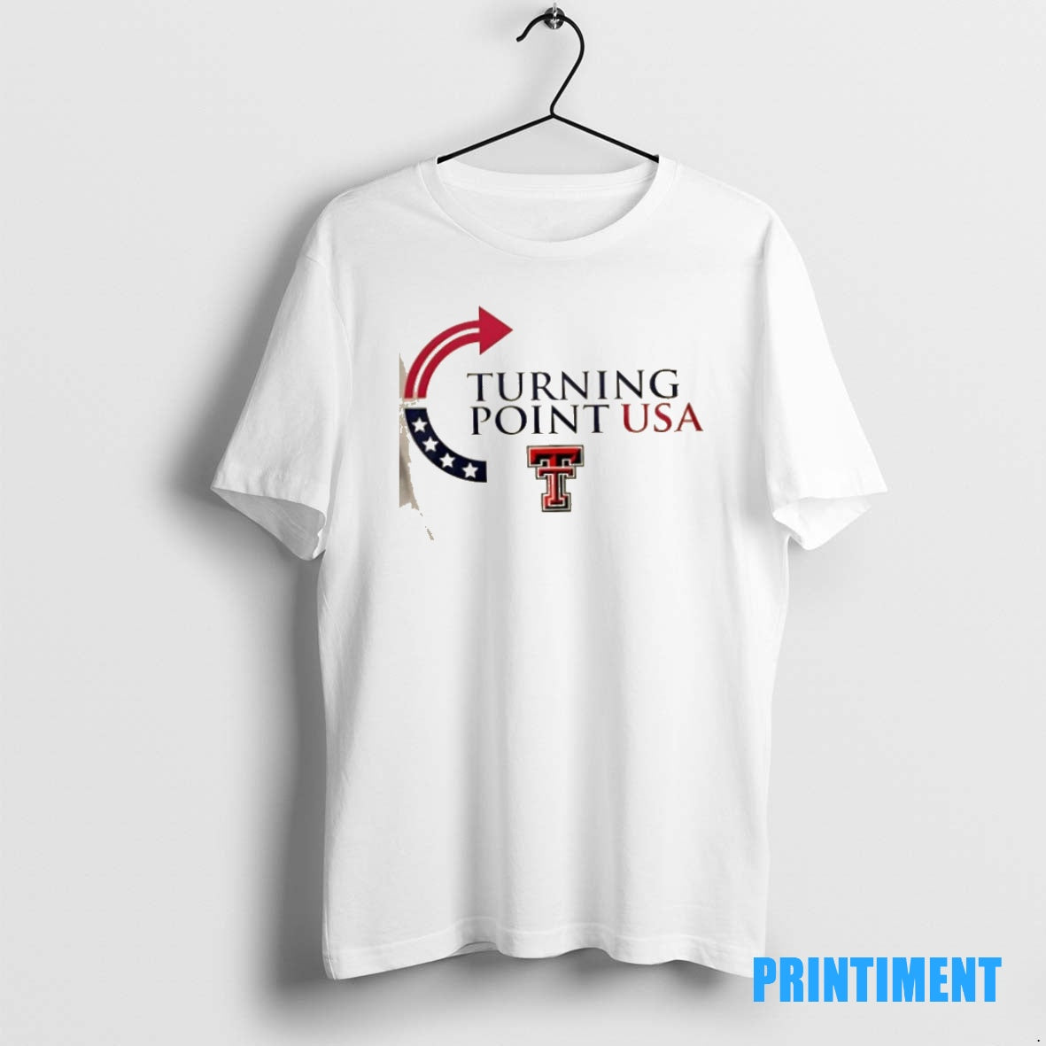 Official Texas Tech Red Raiders X Turning Point Usa Freedom Charlie Kirk 2 Sided Tee