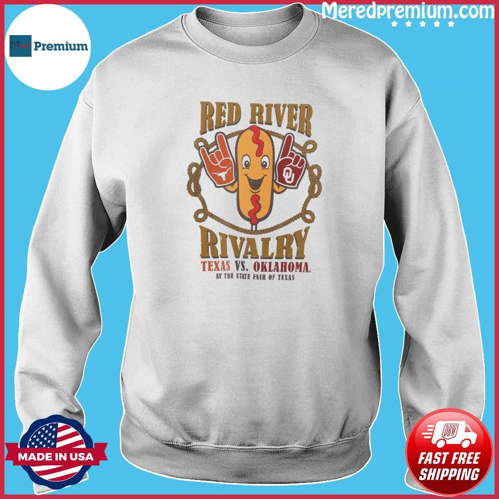 Texas Vs Oklahoma 2026 Shirt – Red River Rivalry Corn Dog Tee