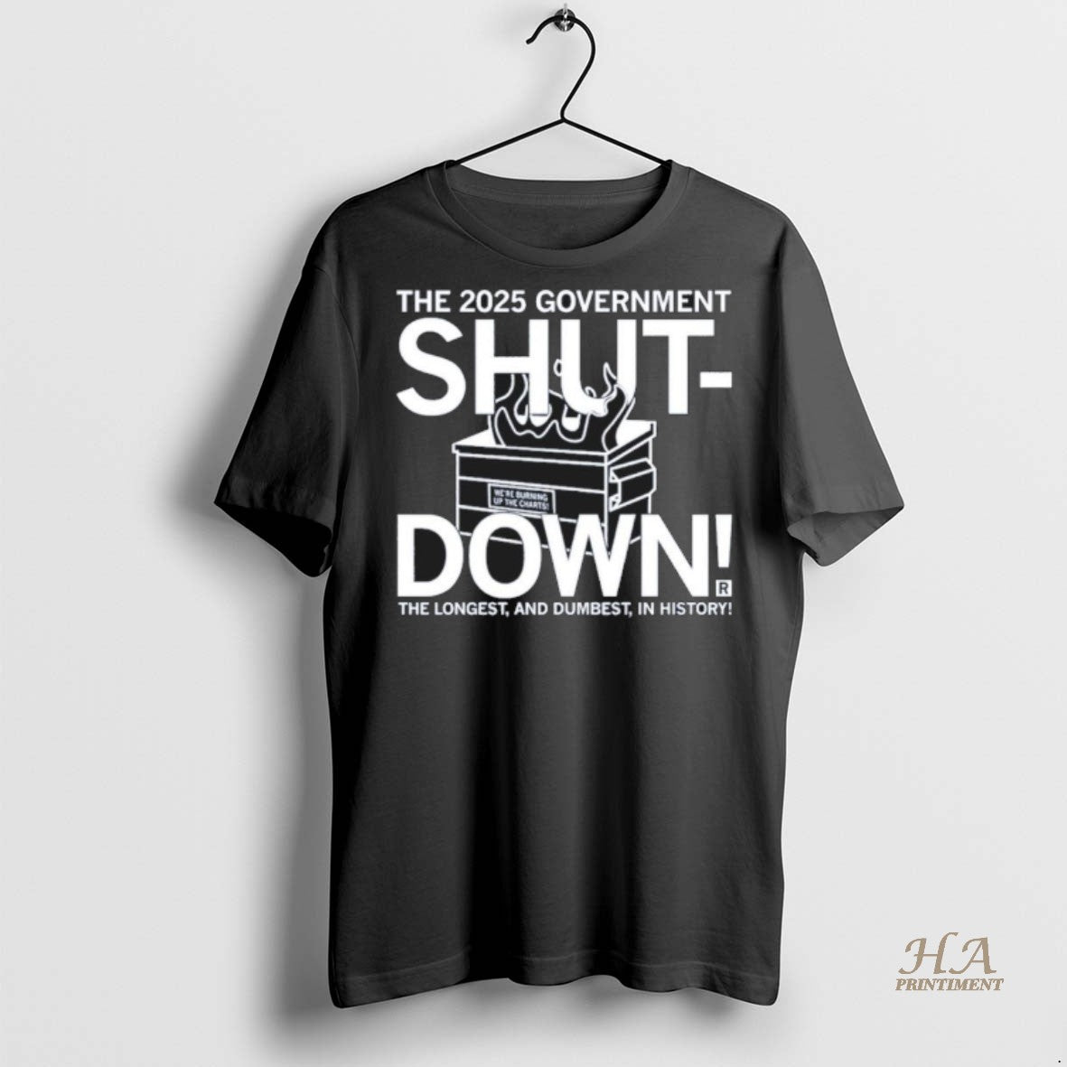 Official The 2025 Government Shutdown Shirt