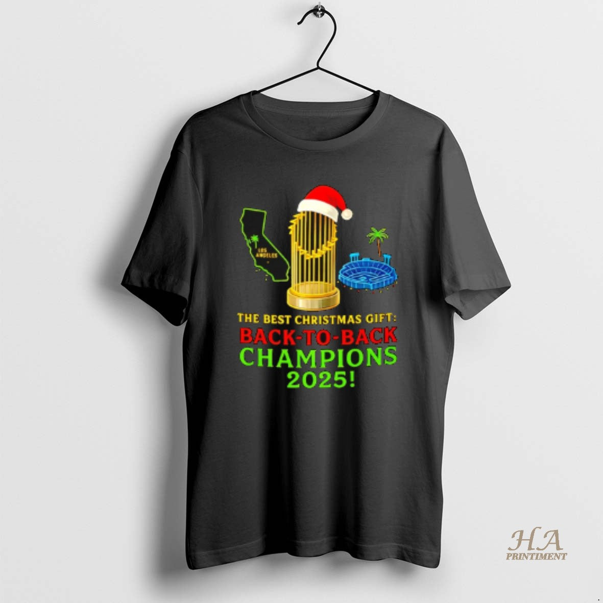 Official The Best Christmas Gift Los Angeles Dodgers Back To Back Champions 2025