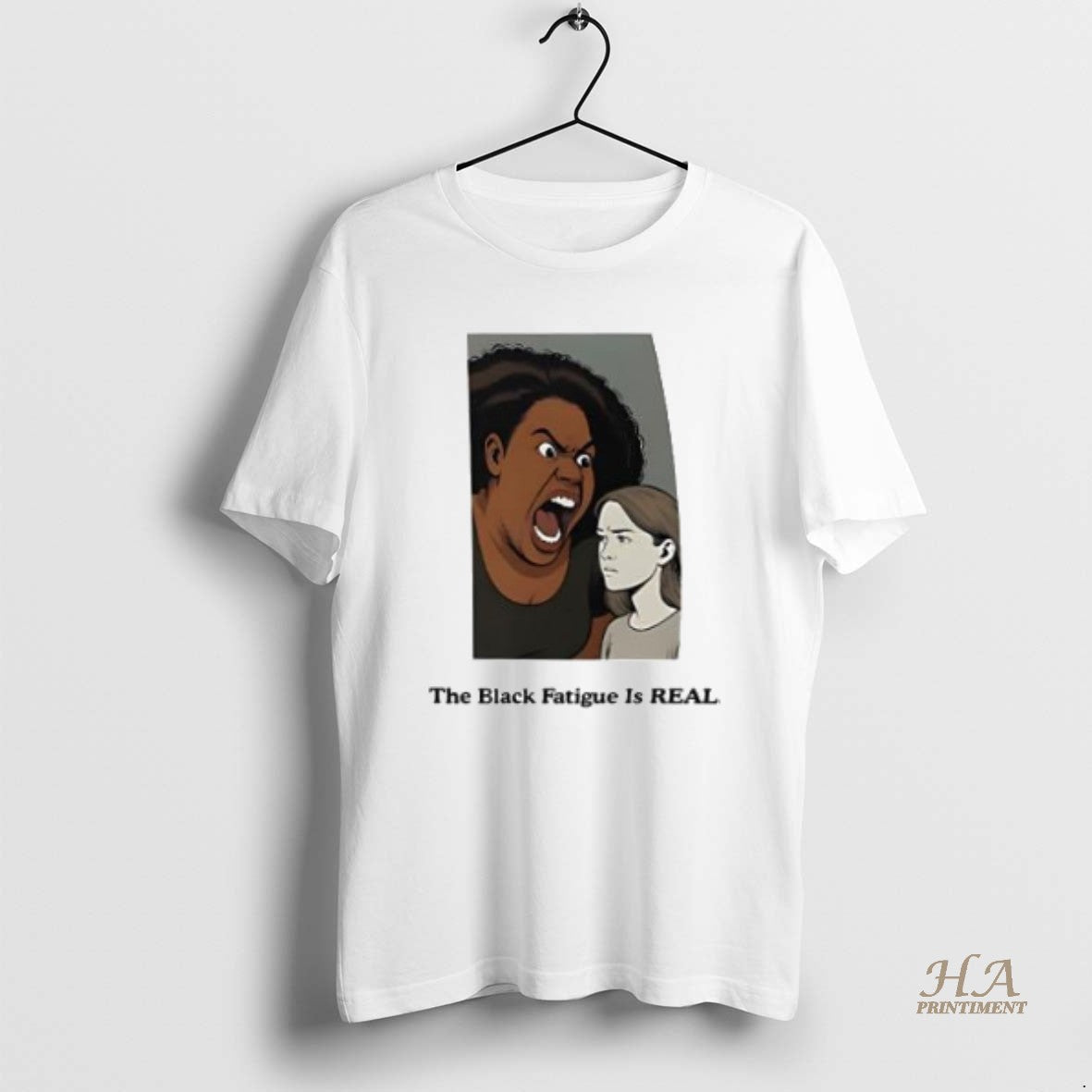 Official The Black Fatigue Is Real Cartoon Ai