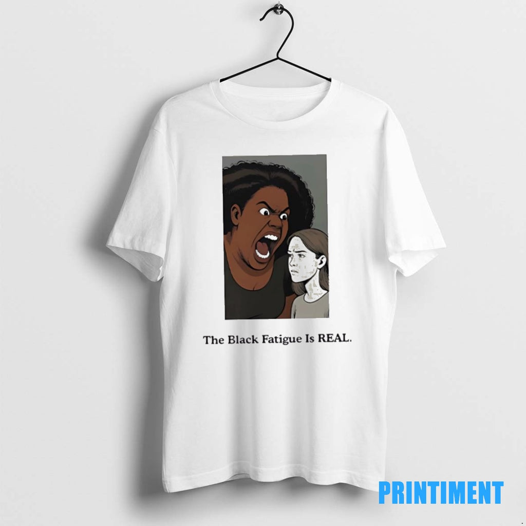 Official The Black Fatigue Is Real Cartoon Ai Tee Sweater