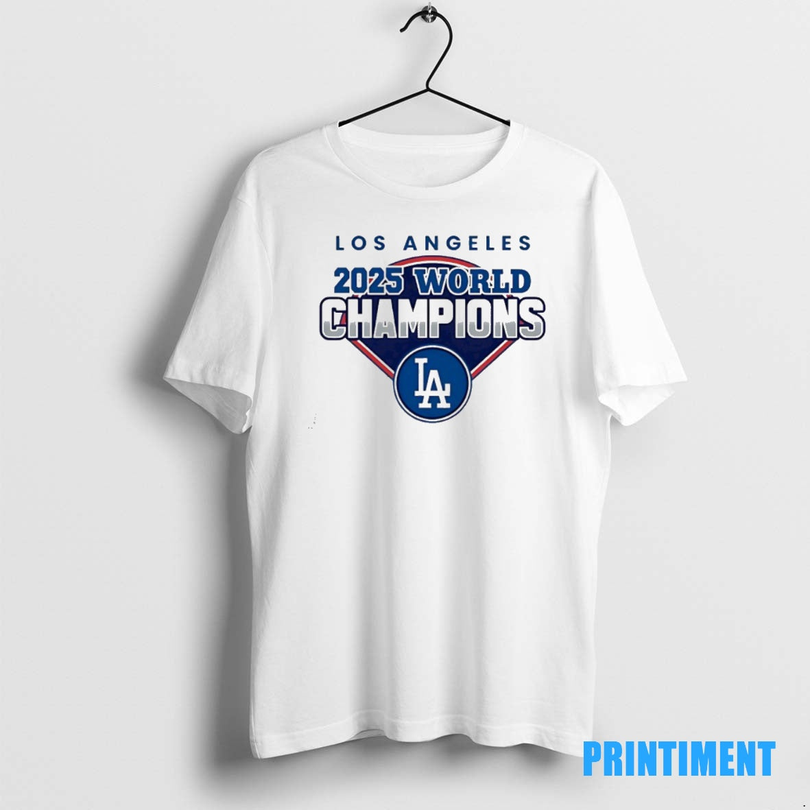Official The Dodgers 2025 World Series Champions Mlb Logo Tee Sweater