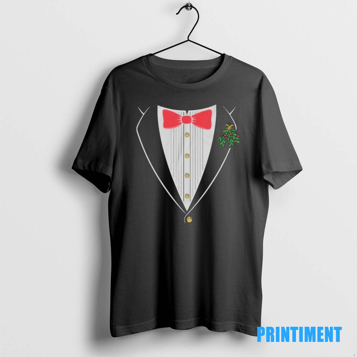 Official The Fat Electrician Christmas Tuxedo Tee Sweater