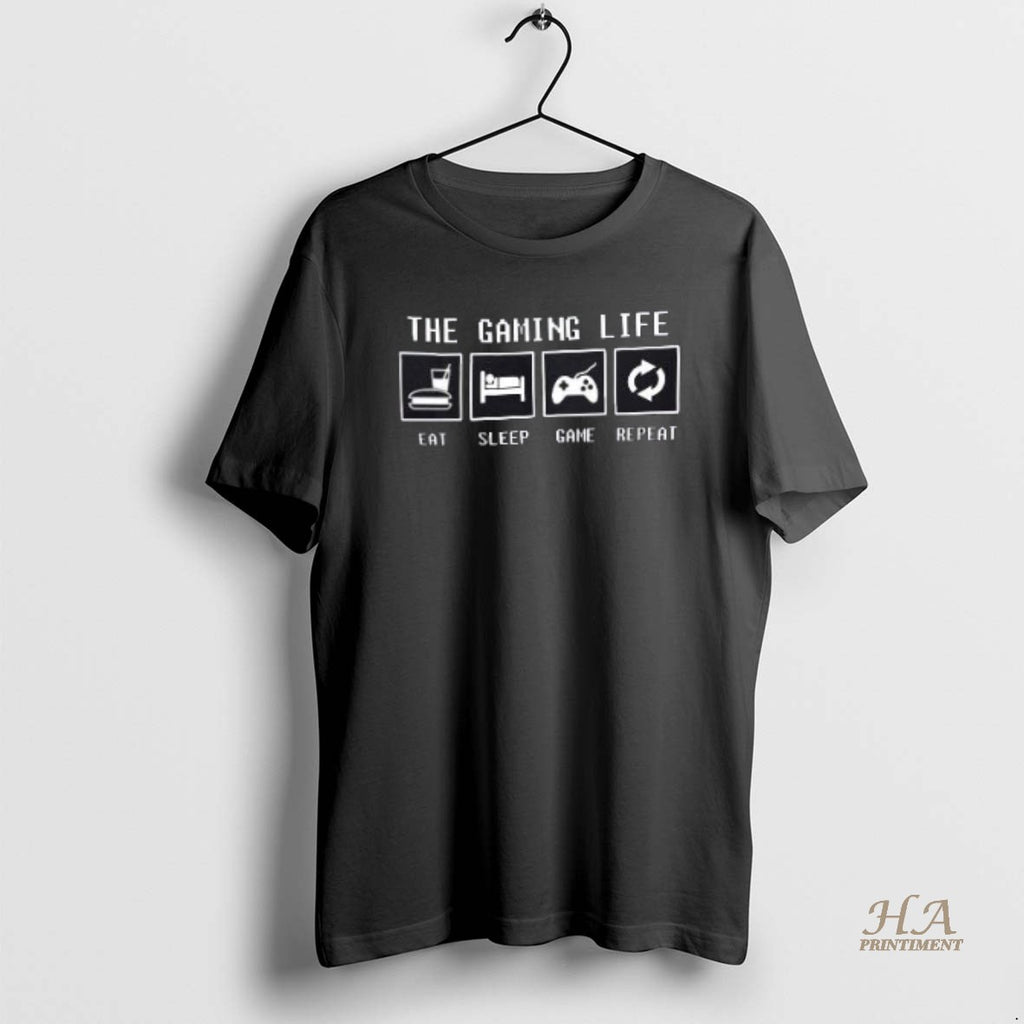 Official The Gaming Life Eat Sleep Game Repeat