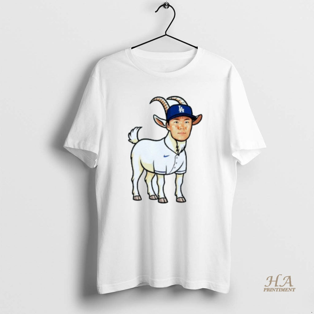 Official The Goat Los Angeles Dodgers Yoshinobu Yamamoto Mens White