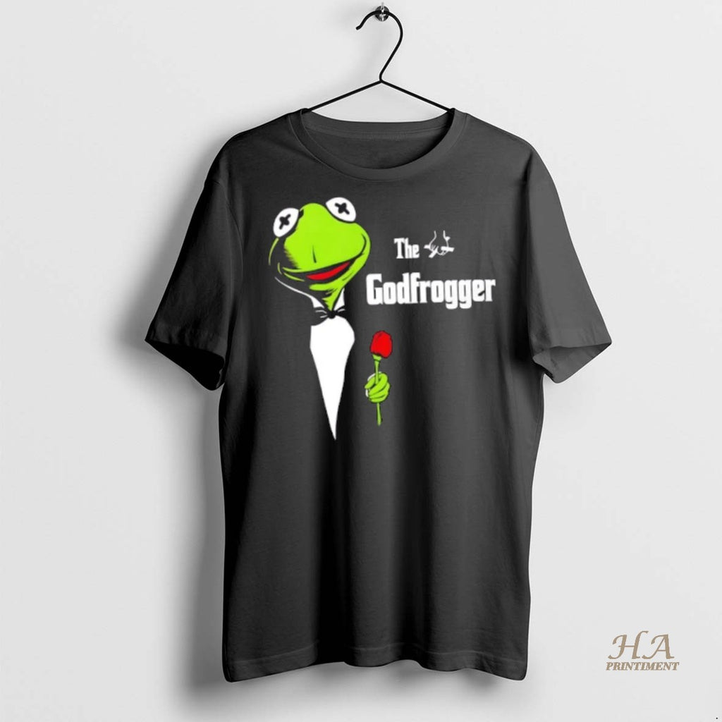 Official The Godfrogger Funny Frog Parody Tuxedo Shirt