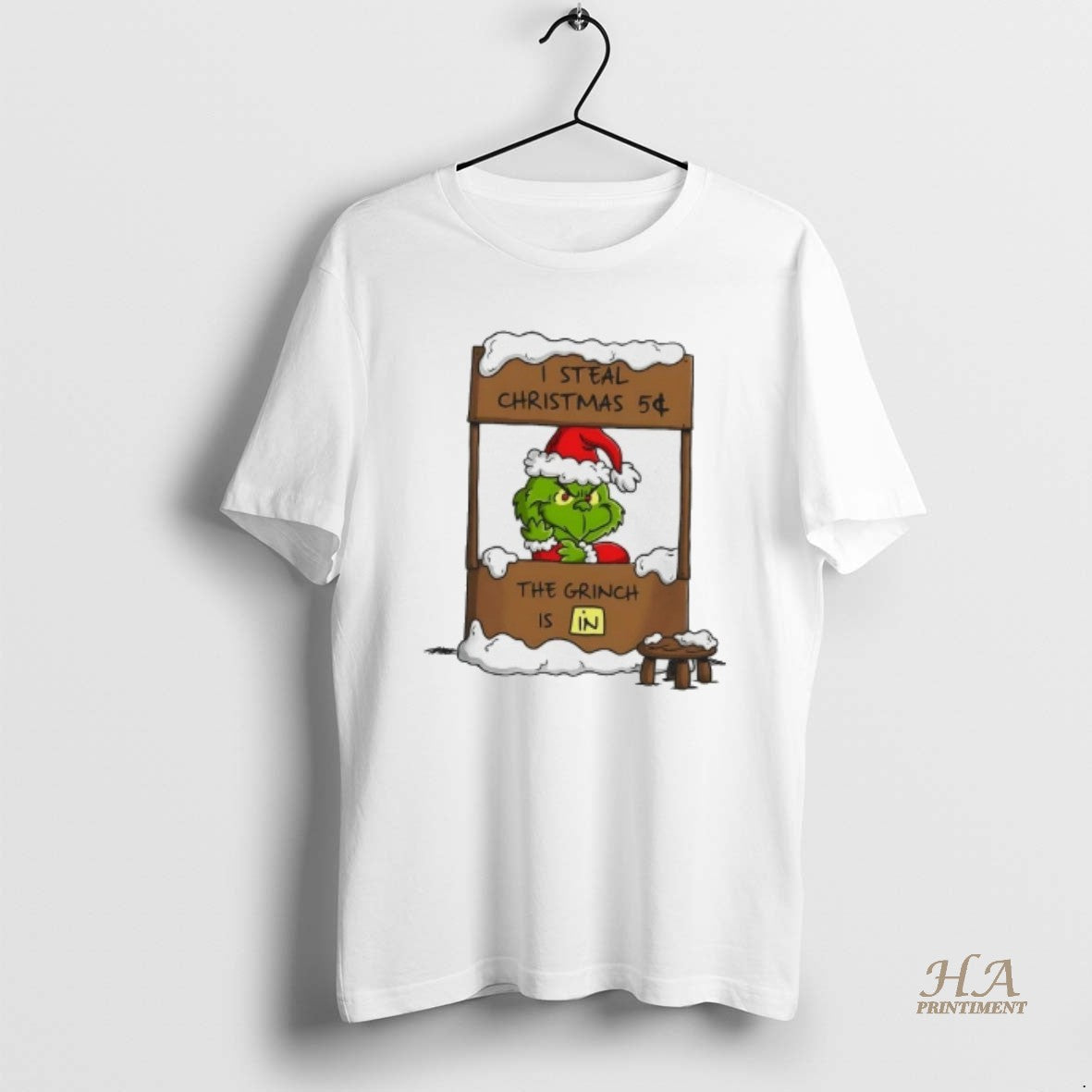 Official The Grinch Is In I Steal Christmas Five Euro