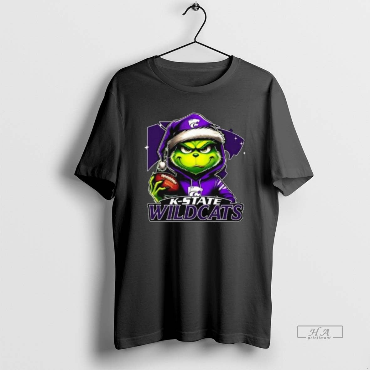 Official The Grinch X Kansas State Wildcats Football 2025 Long Sleve