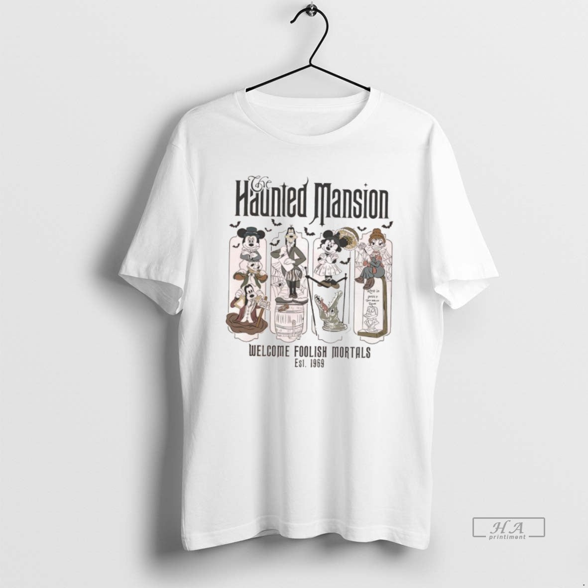 Official The Haunted Mansion Welcome Foolish Mortals Est 1969