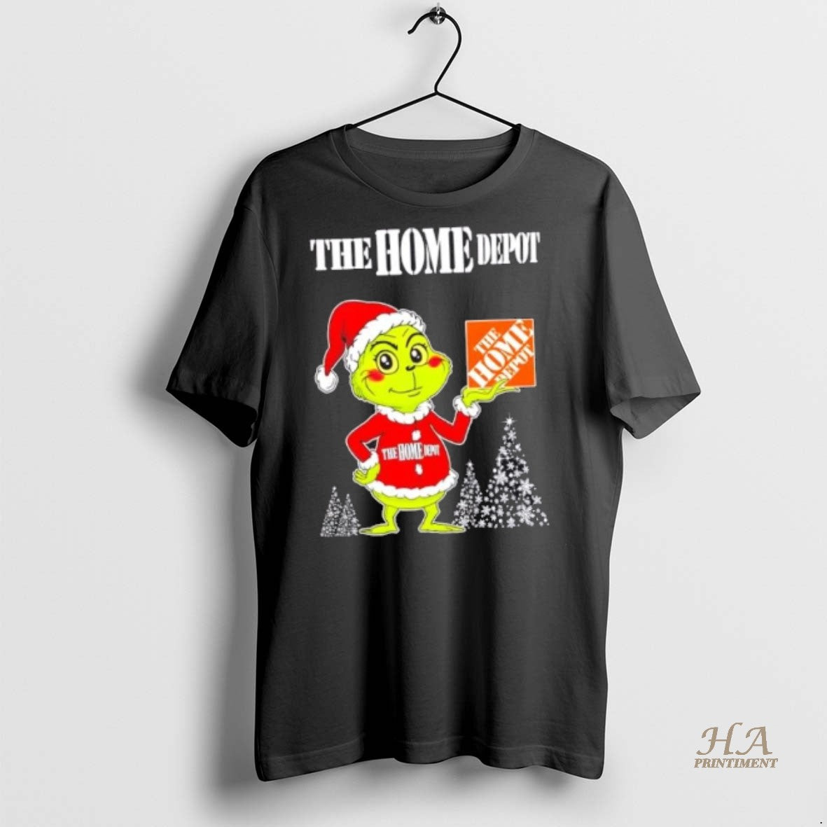 Official The Home Depot And Grinchmas Christmas Tree Shirt
