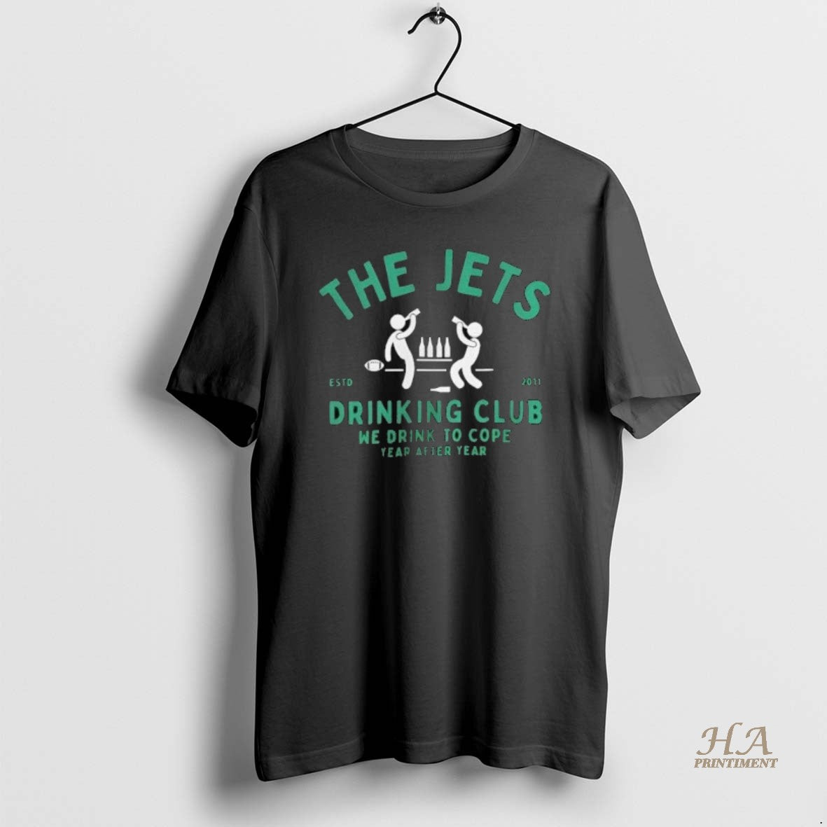 Official The Jets Drinking Club We Drink To Cope Year After Year Estd 2011 Shirts