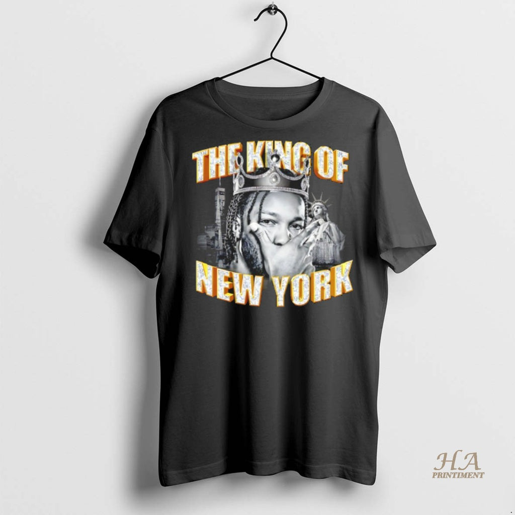 Official The King Of New York Jalen Brunson Knicks Shirt