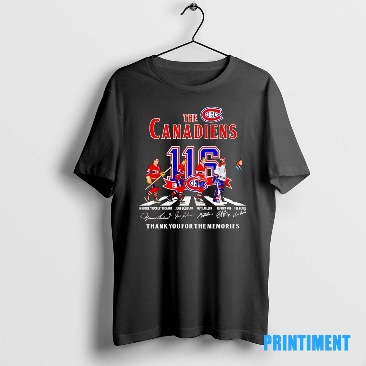 Official The Montreal Canadiens 116 Years Team Players Abbey Road Tee Sweater