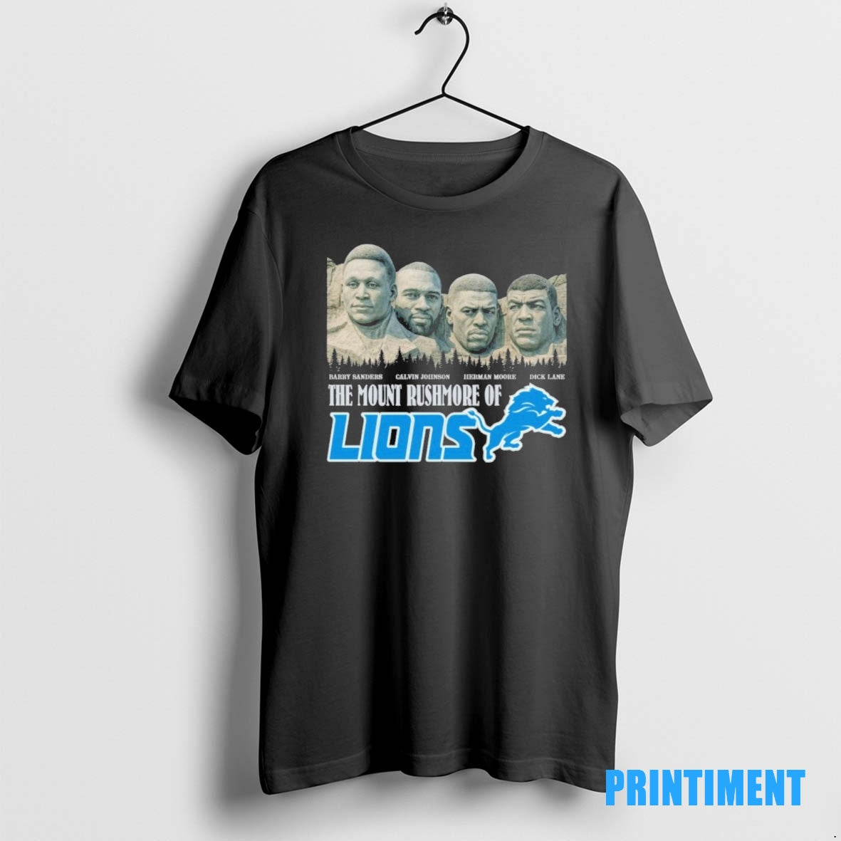 Official The Mount Rushmore Of Detroit Lions Legends Tee Sweater