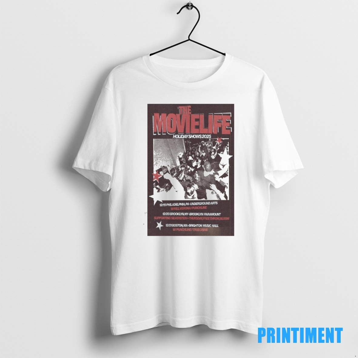 Official The Movielife Holiday Shows December 2025 Tee Sweater