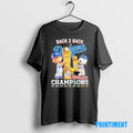 Official The Peanuts Back To Back Dodgers World Champions Tee Sweater