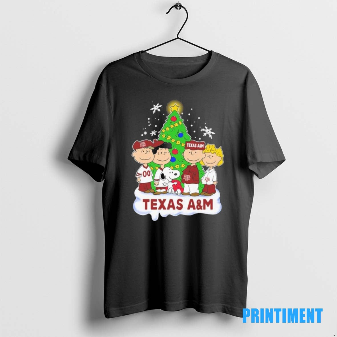 Official The Peanuts Texas Am Aggies Merry Christmas 2025 Tee Sweater