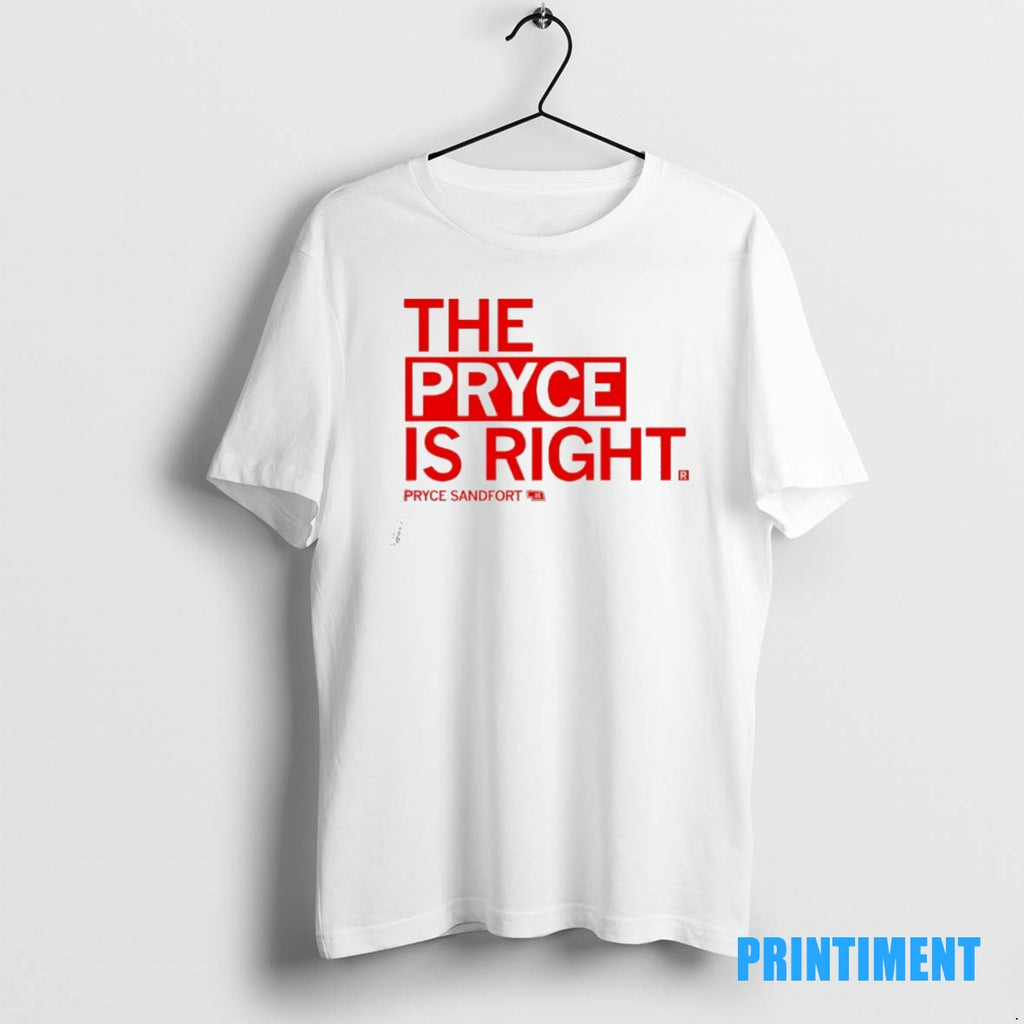 Official The Pryce Is Right Pryce Sandfort Nebraska Cornhuskers Tee Sweater