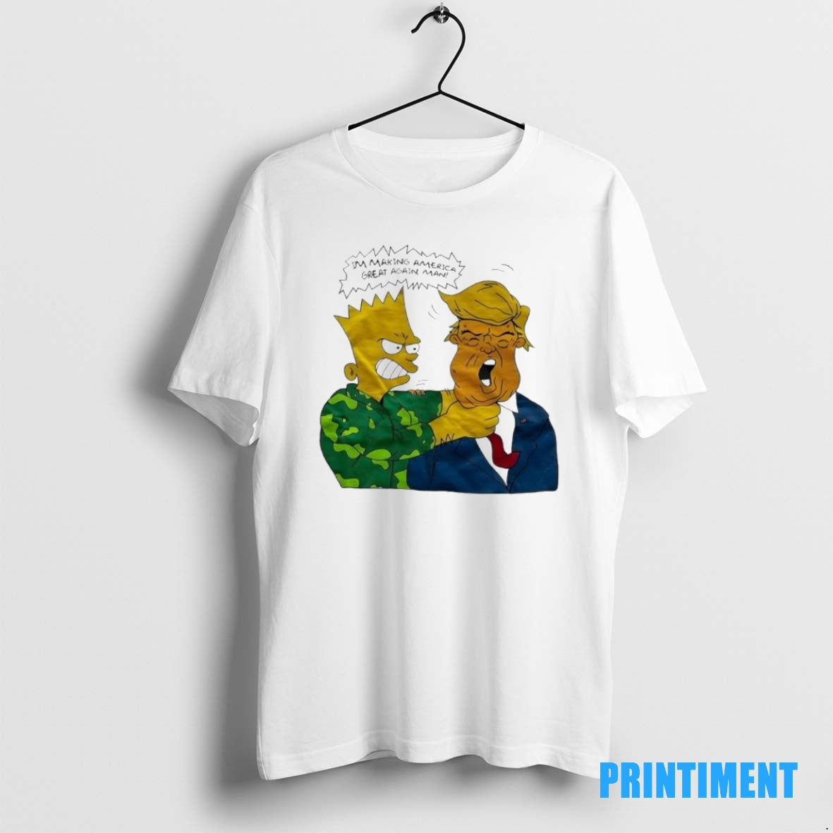 Official The Simpsons Donald Trump Parody Im Making America Great Again Man Tee Sweater