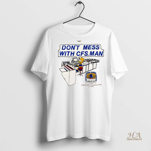 Official The Simpsons Dont Mess With Cfs Man Christmas Shirt