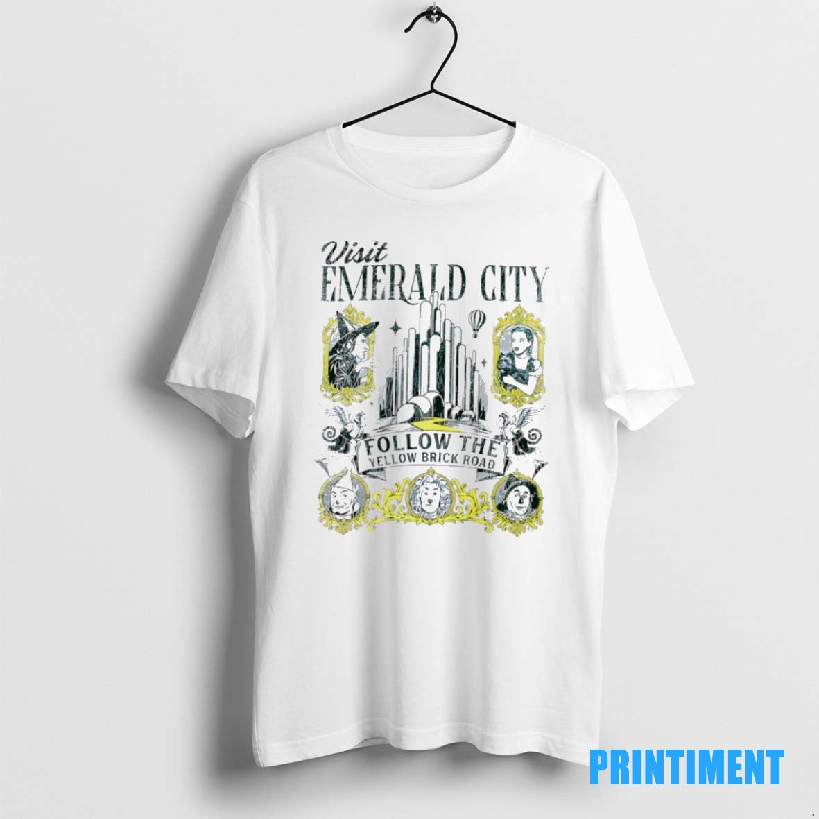 Official The Wizard Of Oz Visit Emerald City Follow The Yellow Brick Road Tee Sweater
