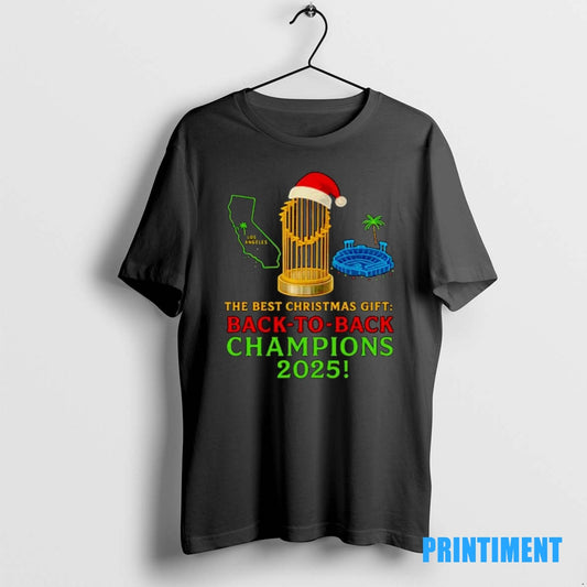 Official The Best Christmas Gift Back To Back Champions 2025 Ornaments Tee Sweater