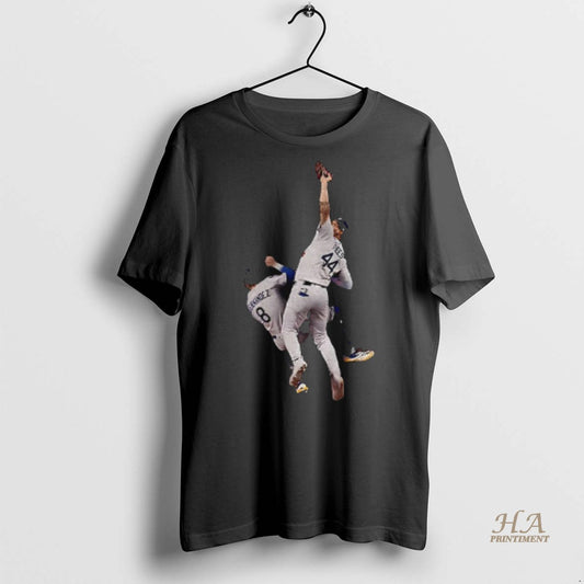 Official The Catch Andy Page Los Angeles Dodgers Baseball Champs Champions Collision 2025 Shirt