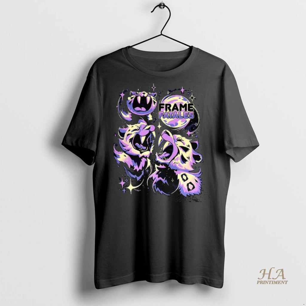 Official Three Faith Moon Frame Fatales Shirt