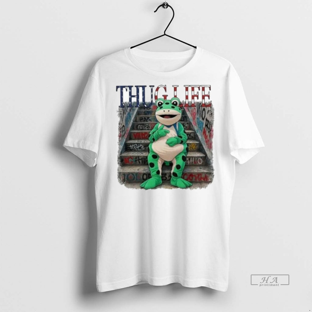 Official Thug Life Frog Portland Ice Anti Fascism Protest Shirt