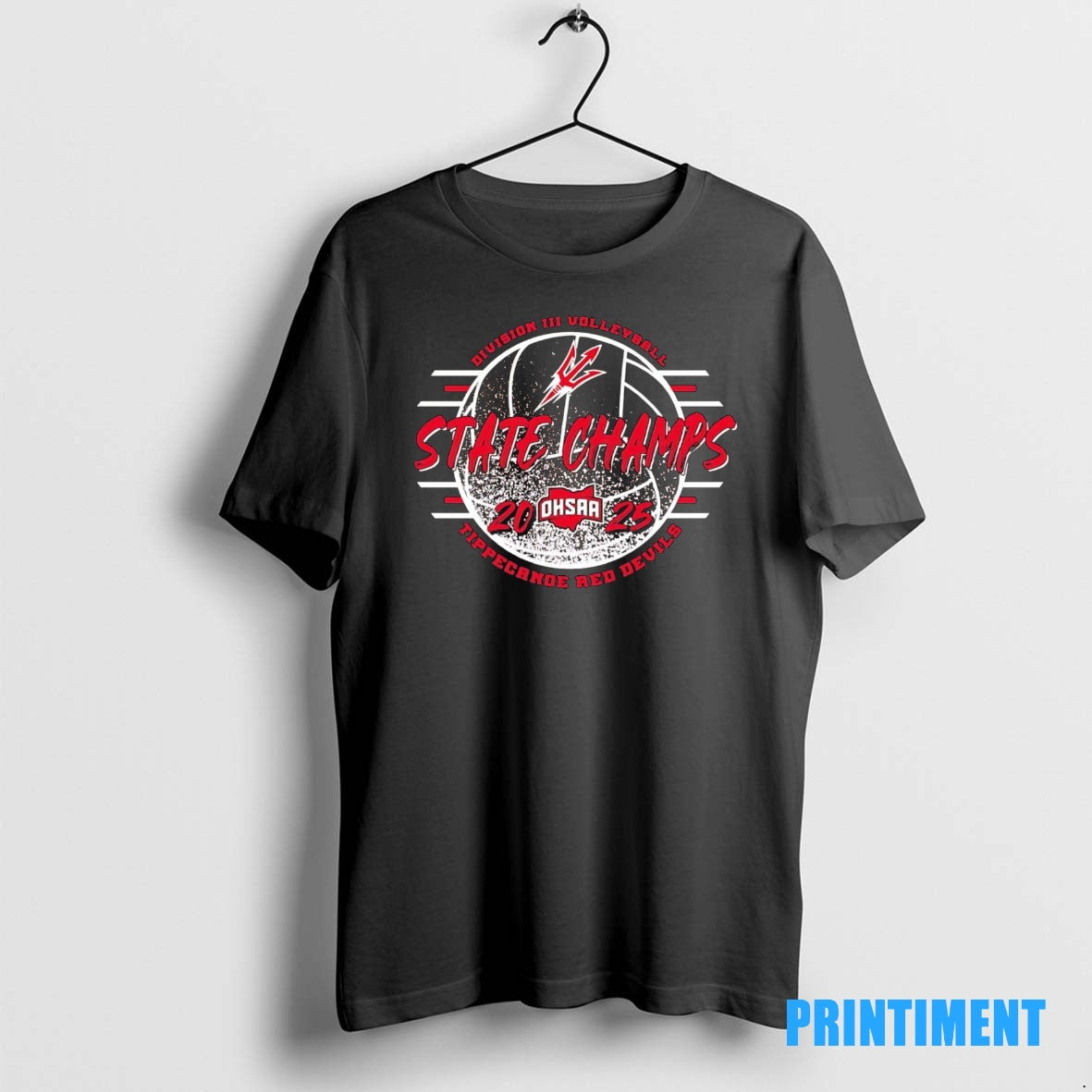 Official Tippecanoe Red Devils Ohsaa Division Iii Volleyball State Champions 2025 Tee Sweater