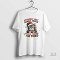 Official Tired Cat Christmas Festive Lazy Cat