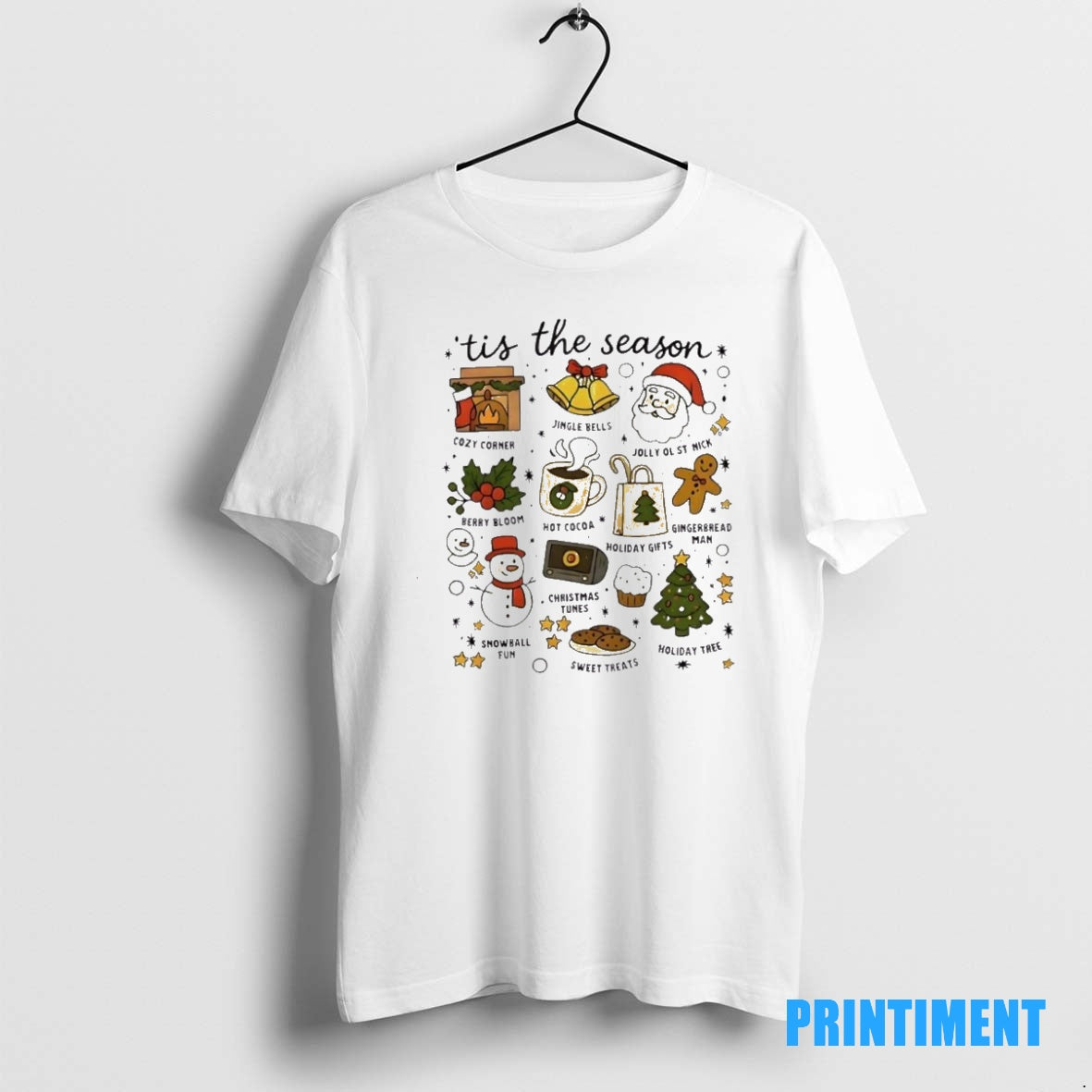 Official Tis The Season Christmas Icons Holiday Treats Tee Sweater