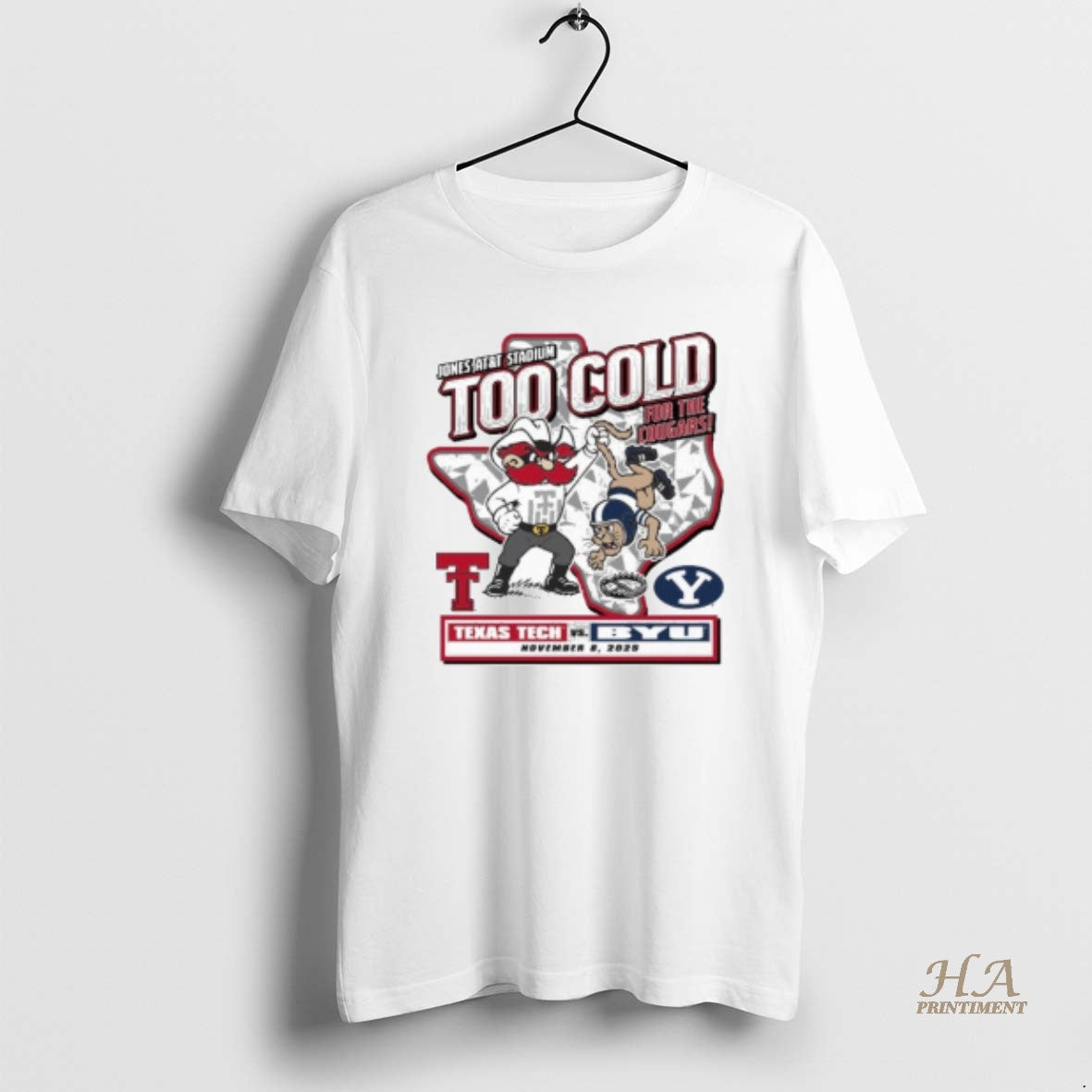 Official Too Cold Gameday Texas Tech Vs Byu November 8 2025
