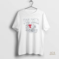 Official Too Cold Texas Tech Red Raiders Football Helmet Mens White Tee