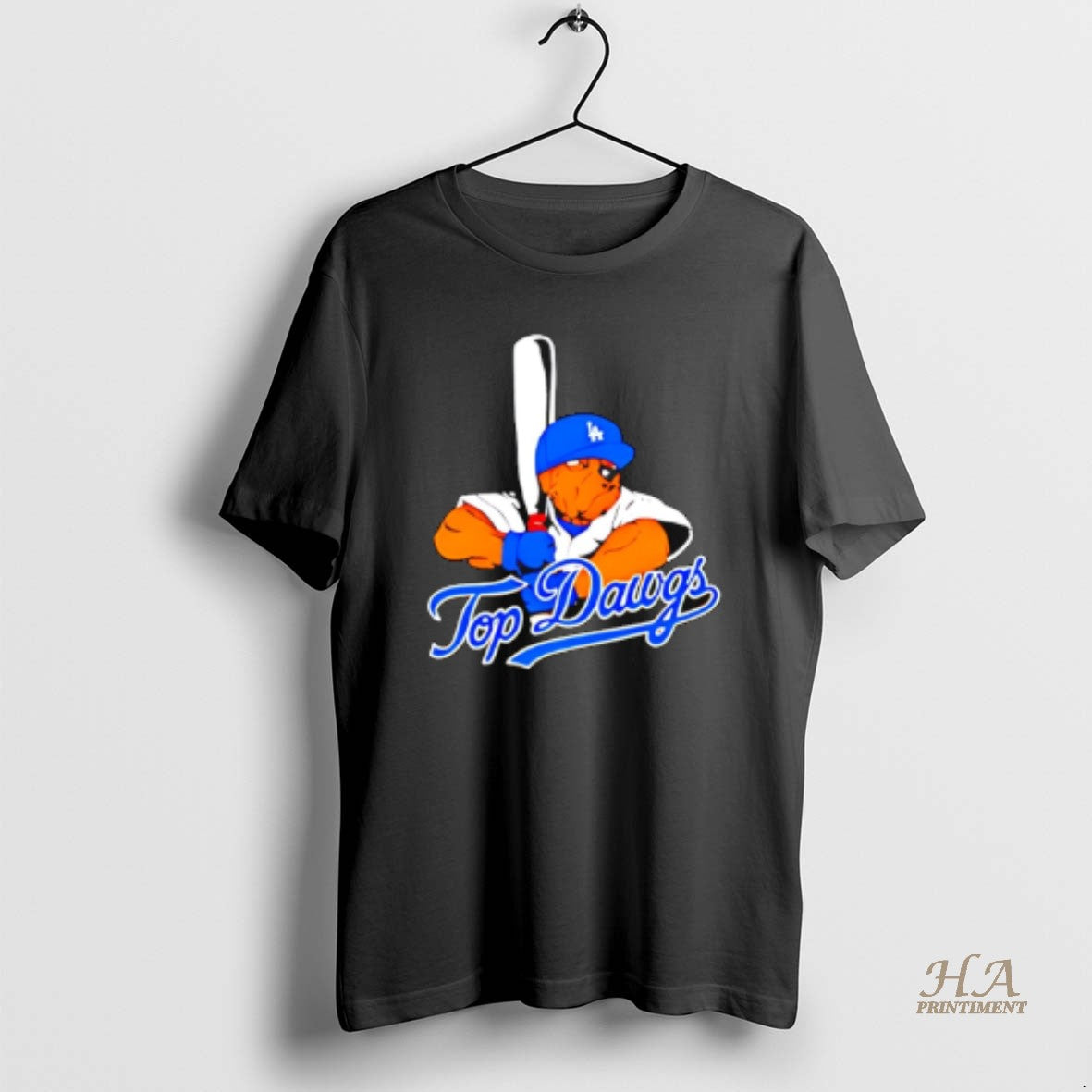 Official Top Dawgs X Los Angeles Dodgers Bulldog Mascot