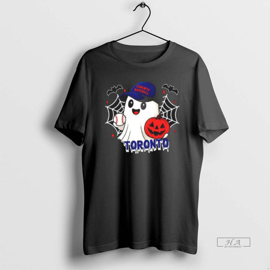 Official Top Ghost Toronto Baseball Halloween Cute