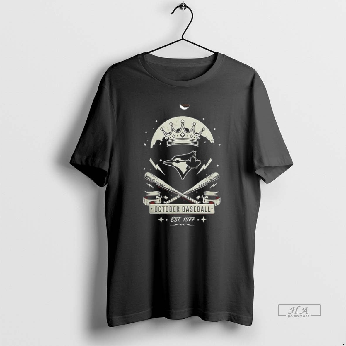 Official Top Toronto Blue Jays Est 1977 October Baseball Crown Retro