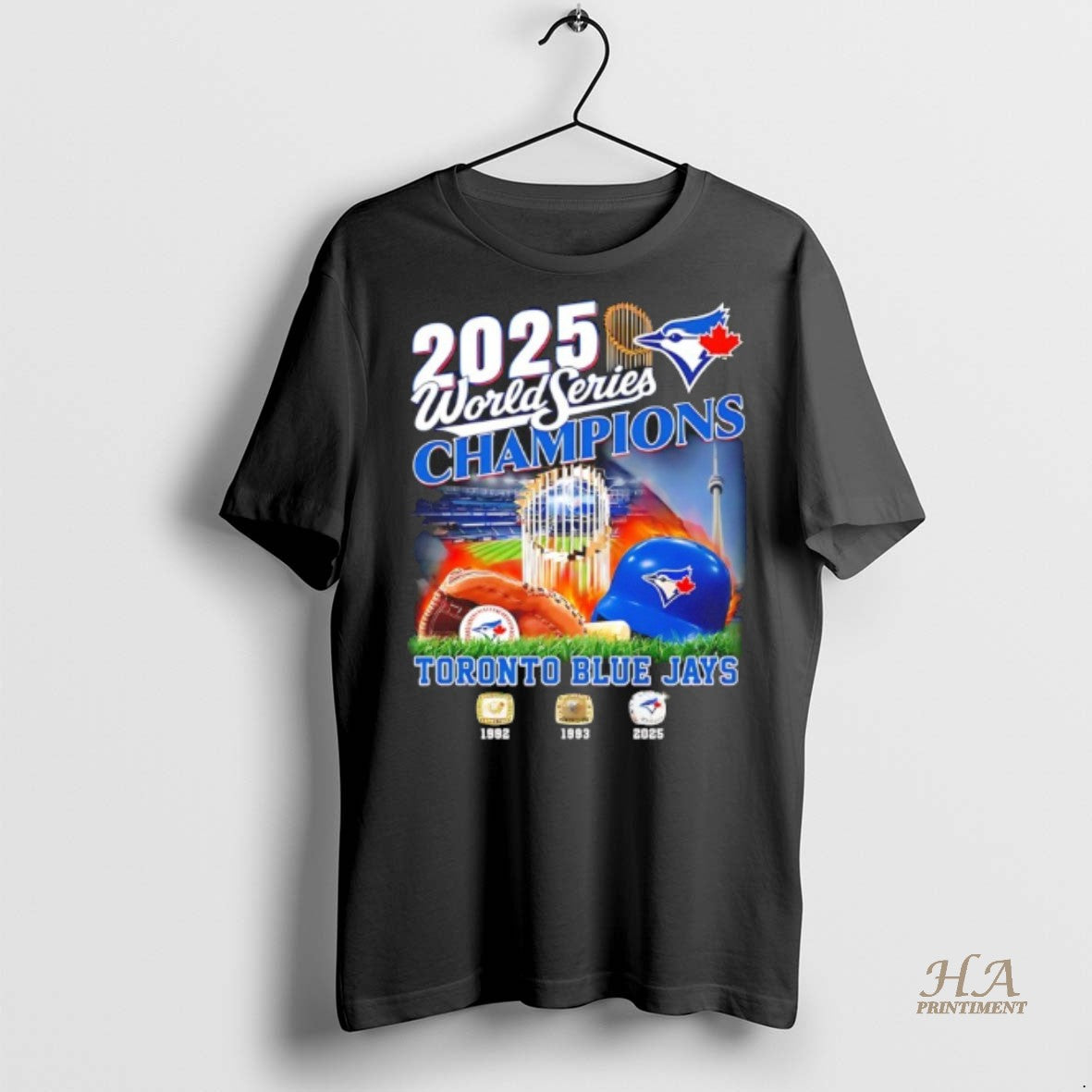 Official Toronto Blue Jays 2025 World Series Champions Helmets Shirt
