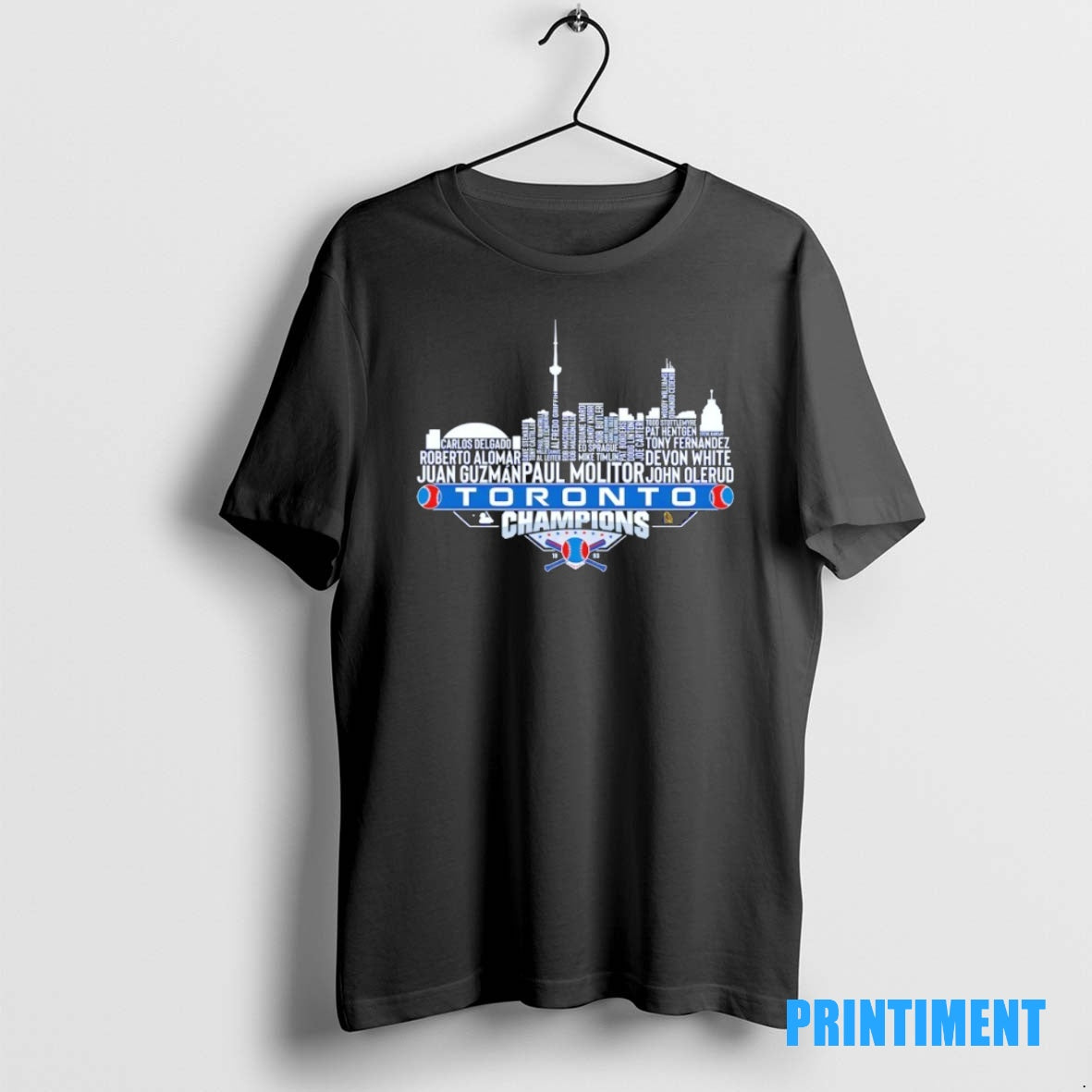 Official Toronto Blue Jays 2025 World Series Champions Skyline Tee Sweater